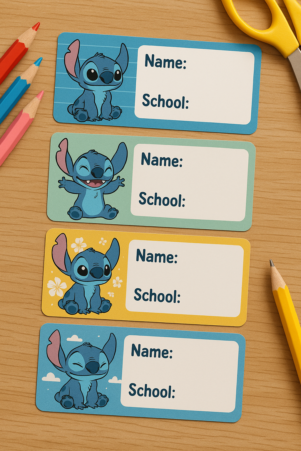 ETIQUETAS ESCOLARES
