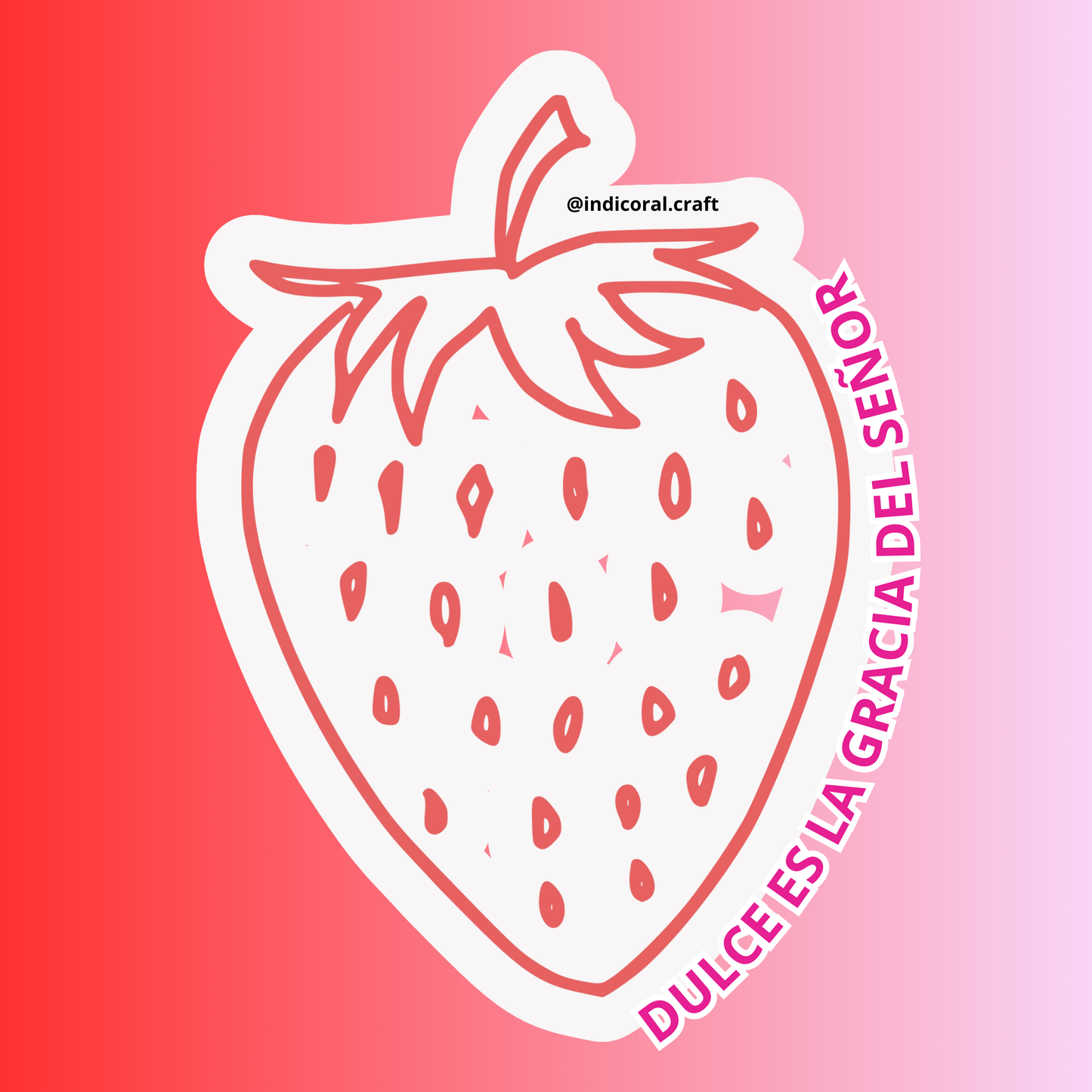 STRAWBERRY SUMMER STICKER