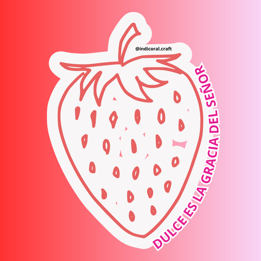 STRAWBERRY SUMMER STICKER
